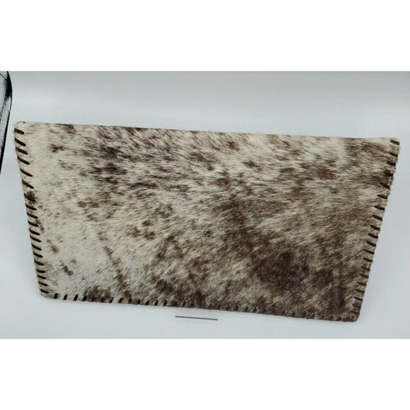 Soul Carrier Illumination Cowhide Suede Leather Clutch Purse with Tassel - Picture 2 of 11